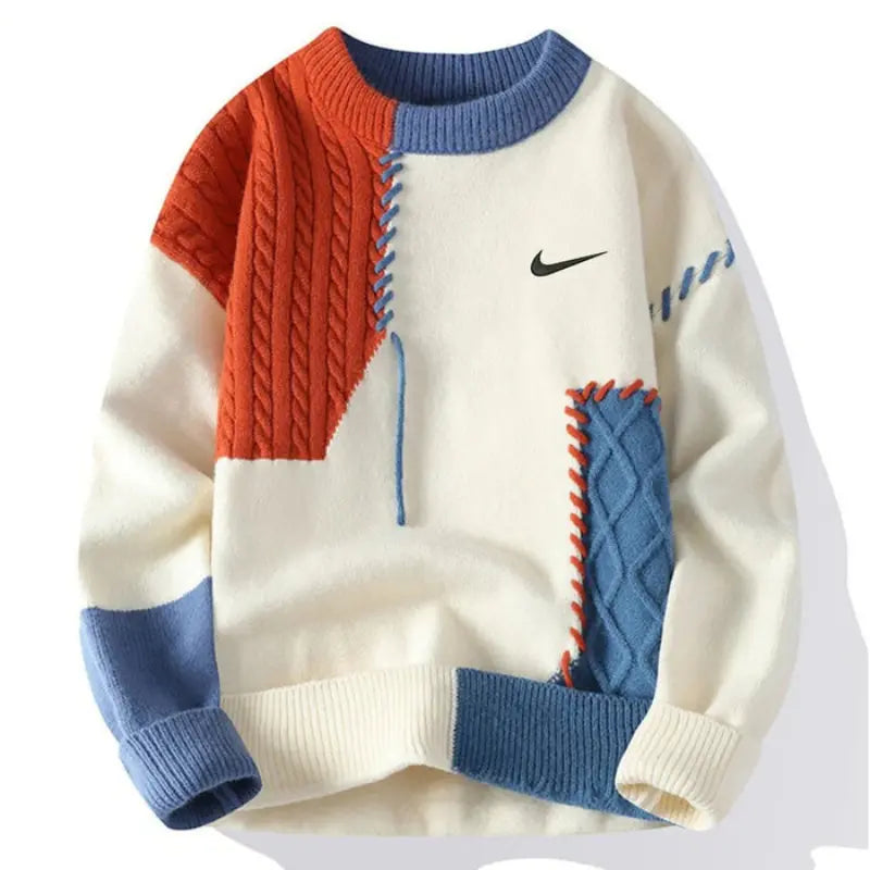 Casual Patchwork Sweater – CLEARANCE SALE