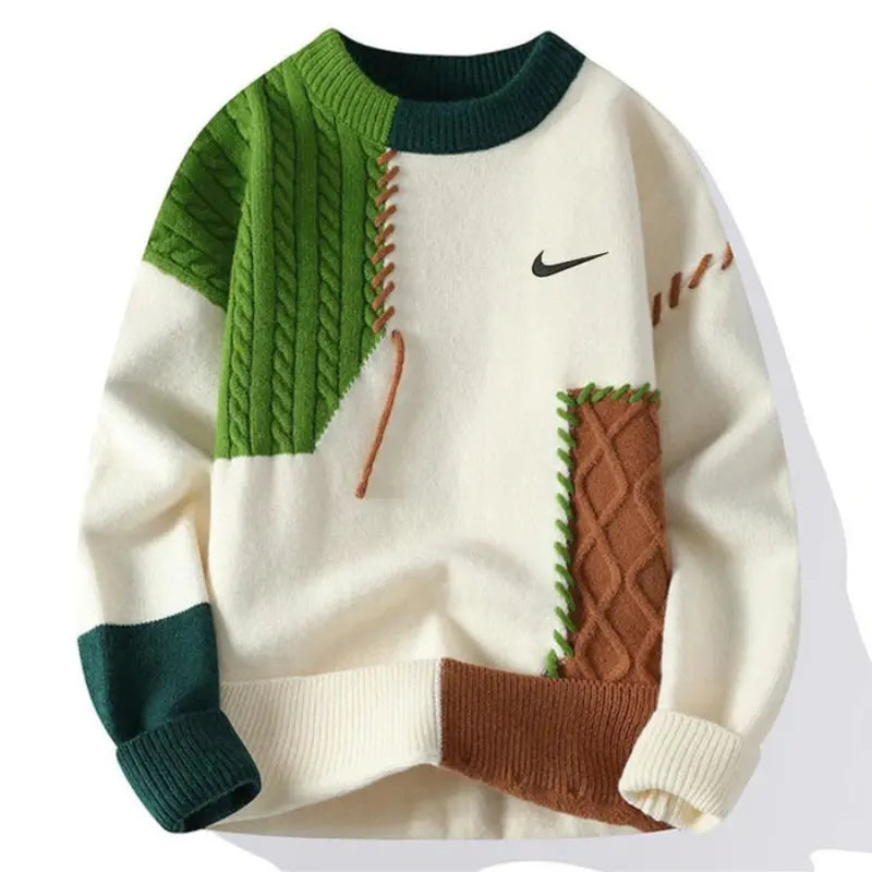 Casual Patchwork Sweater – CLEARANCE SALE