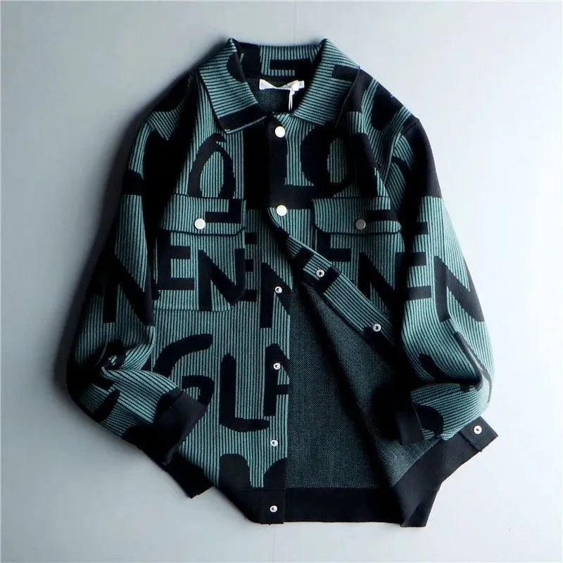 Azure Vintage Knit Jacket